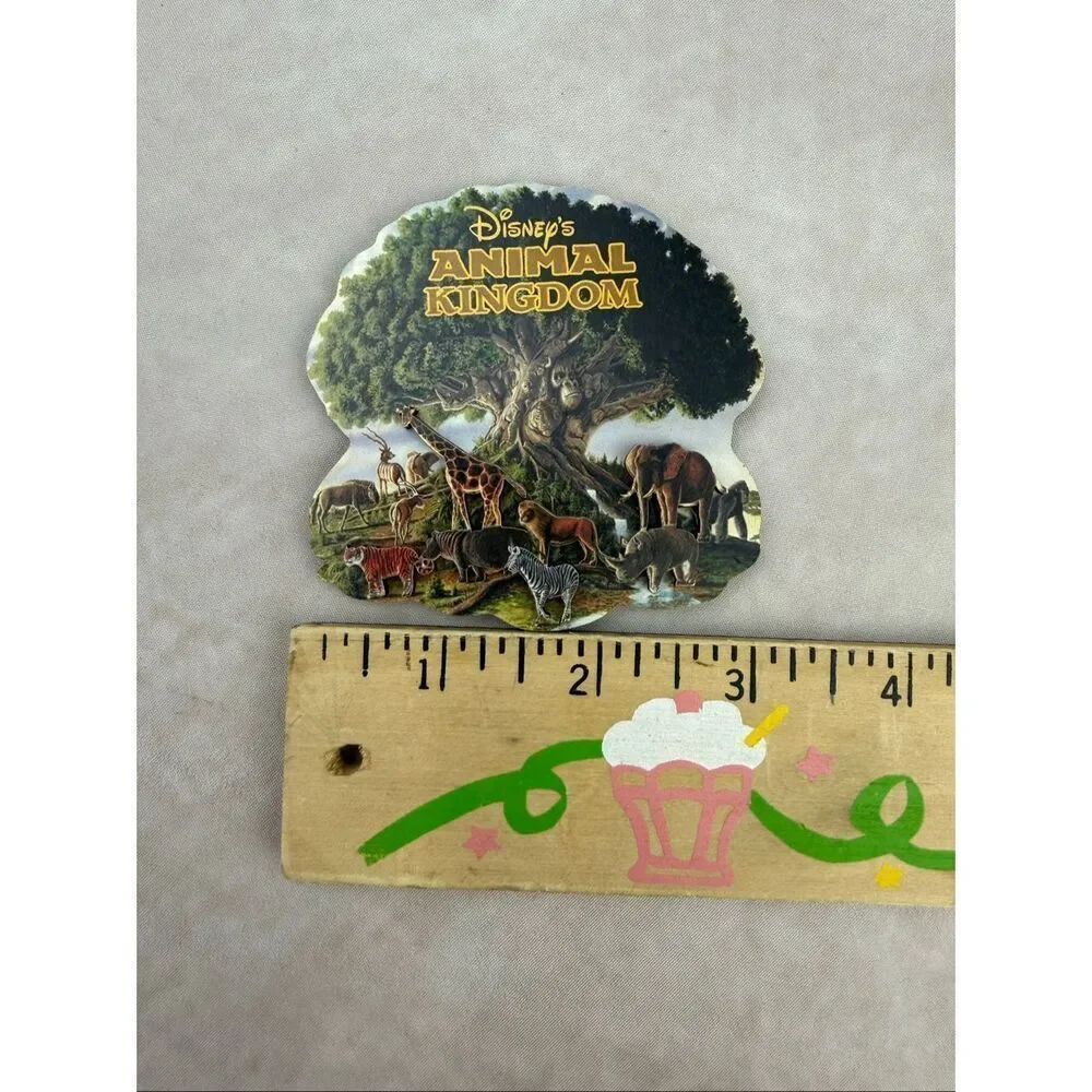 Vintage Disney Animal Kingdom Tree of Life with Animals 3D Magnet
